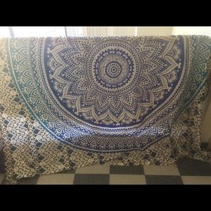 Beautiful teal/blue tapestry