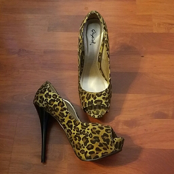 Cheetah heels