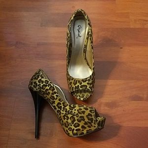 Cheetah heels
