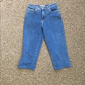 Faded Glory cropped Mom Jeans