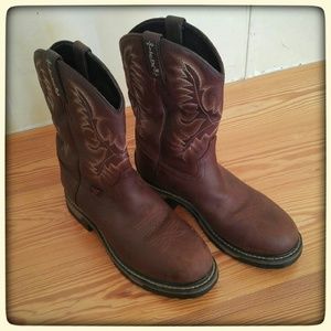 Tony Lama waterproof steeltoe workboot