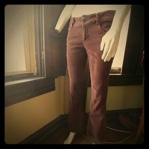 Le Tigre low rise brown corduroy Sz 11/12