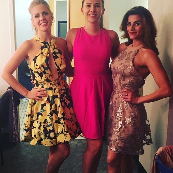 Dress the Population sequin cocktail dress - Picture 3 of 4