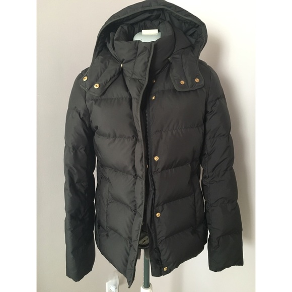 Black Jcrew puffer jacket