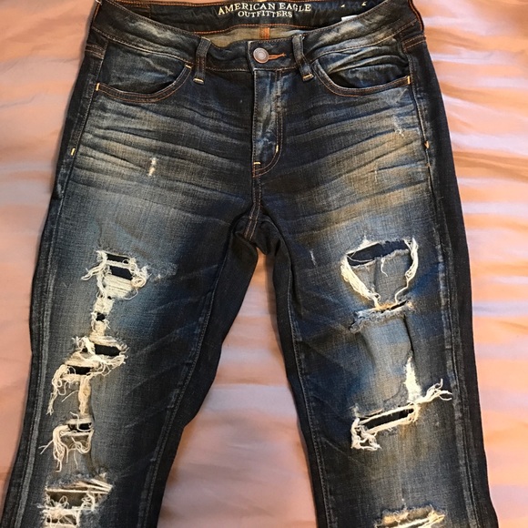 American Eagle Distressed Jeggings