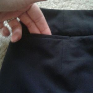 NWOT Cavin Stretch Black Pencil Skirt back slit