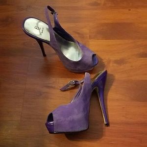Purple stilettos