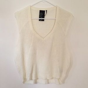 Drop Armhole Sweater Tank