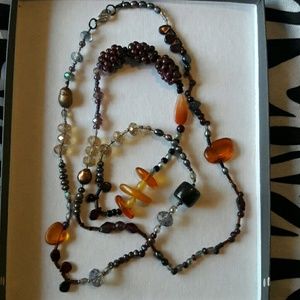 Necklace or wrap bracelet ooak designer handmade