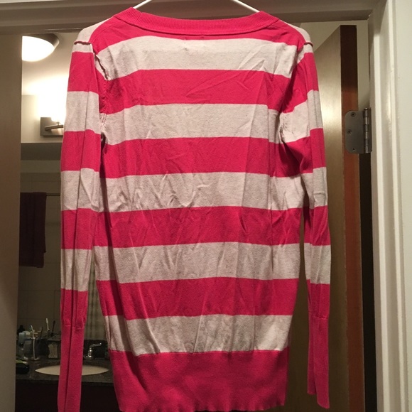 Tan and pink cardigan - Picture 2 of 4