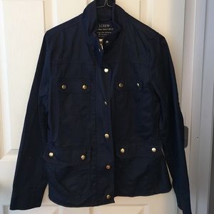 J. Crew Boyfriend field jacket, navy