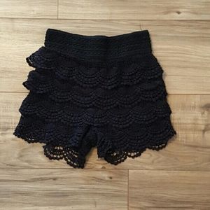 Crocheted skort
