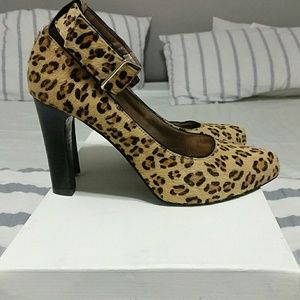 Leopard print heels