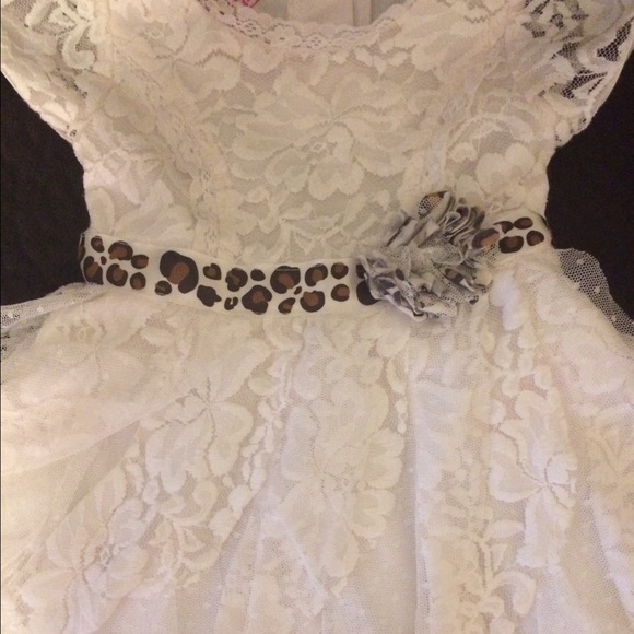 Lace & Cheetah Outfit 12 month - Picture 3 of 4