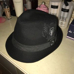 Mens Fedora Hat (Black)