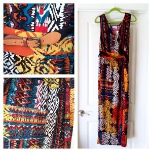 NWT Avenue 18/20 maxi dress w/detachable belt
