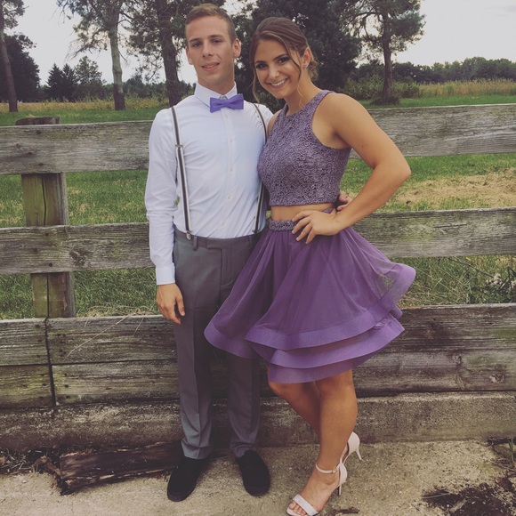 purple homecoming dress💜💜