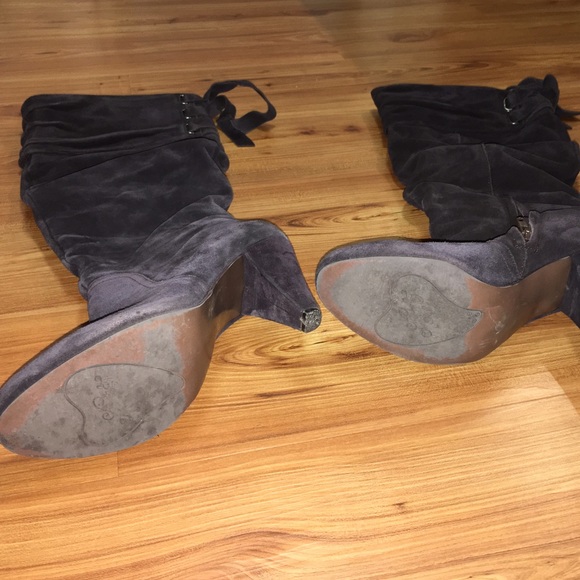 Naughty Monkey Suede Knee High Boots - Picture 3 of 7