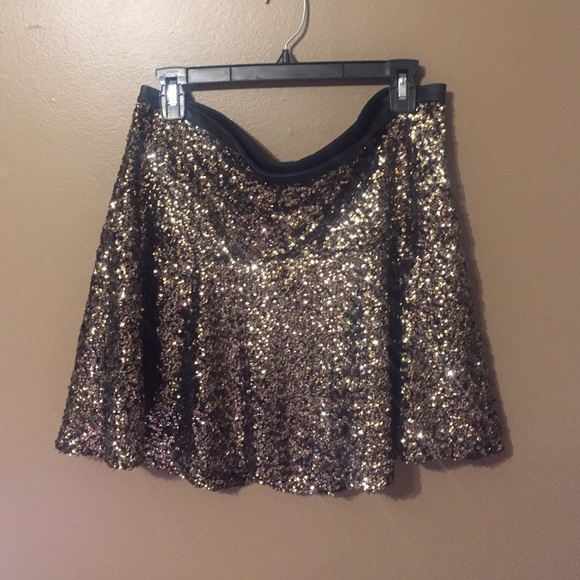 Sequin Mini Skirt