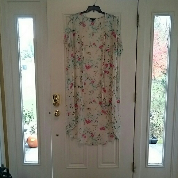 Torrid Bird Print Duster