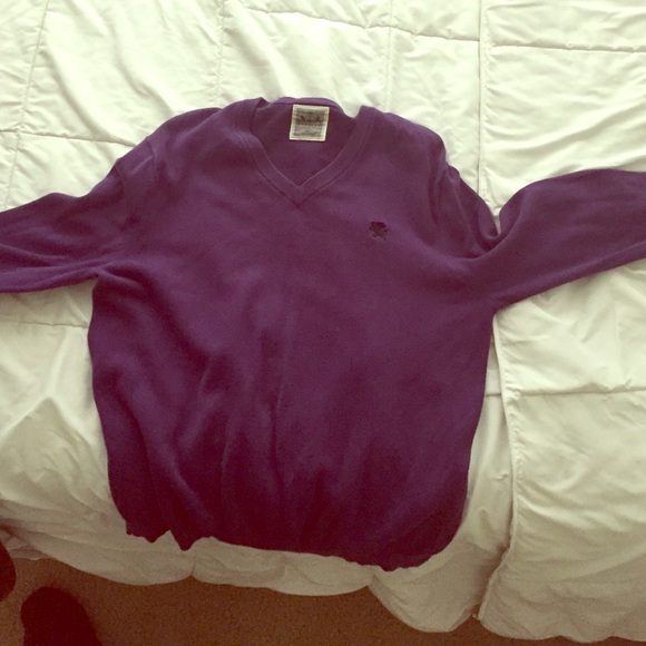 Express men's purple sweater