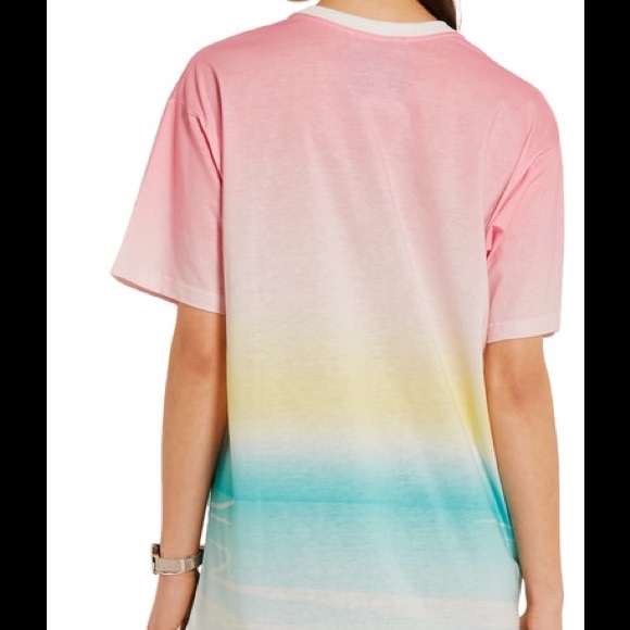 🌈MOSCHINO CARWASH TEE XXS NWT!!🌈 - Picture 4 of 7