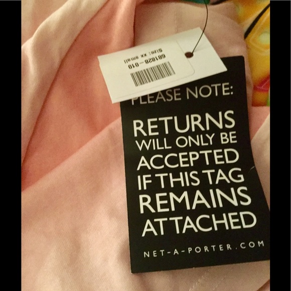 🌈MOSCHINO CARWASH TEE XXS NWT!!🌈 - Picture 7 of 7