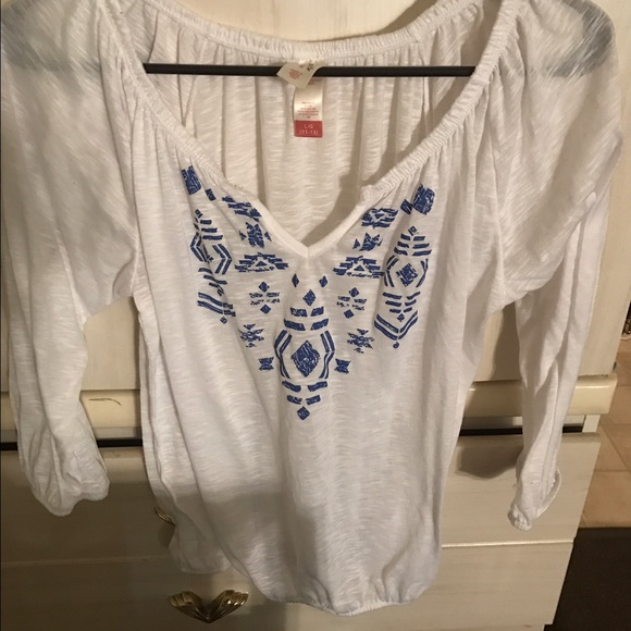 White fluff shirt
