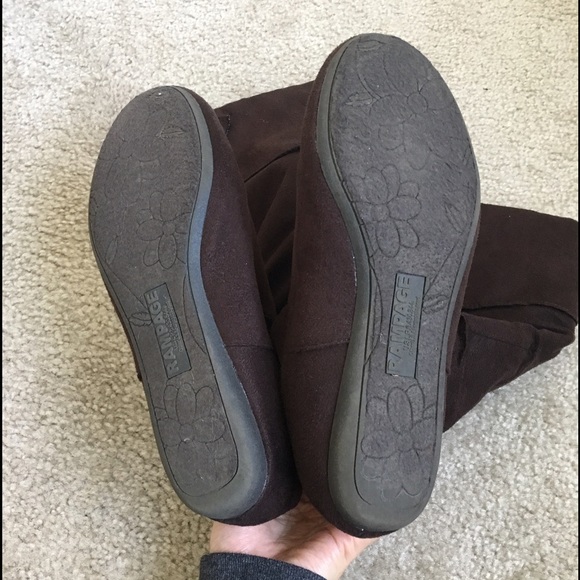 Brown slouchy boots - Picture 4 of 4