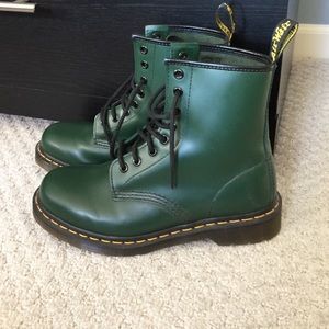 Green Doc Martens