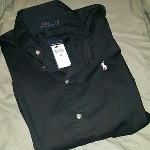 Black button up