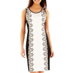 Worthington Black and White printed dress