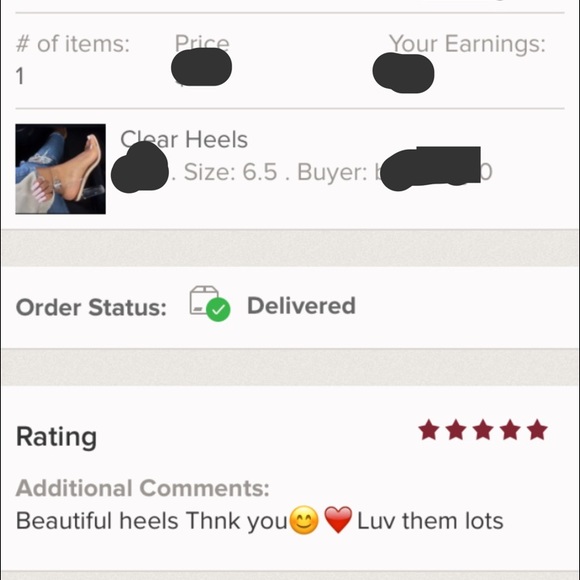 Restock!!! Clear transparent heels - Picture 4 of 4