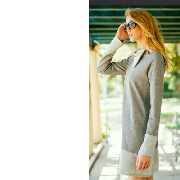 French Terry Dress - Picture 3 of 3