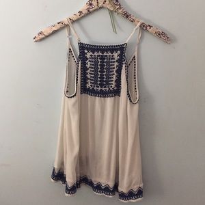 Spaghetti strap summer shirt