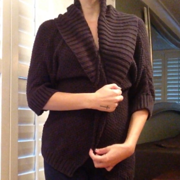 Pre Loved Dark Grey Quicksilver Cardiagan - Picture 2 of 3