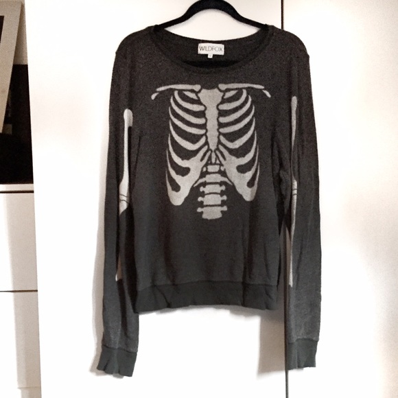 Wildfox Skeleton Pullover