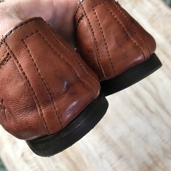🍂Frye Carlson Ballet Flat/Cognac/sz 9 - Picture 5 of 6