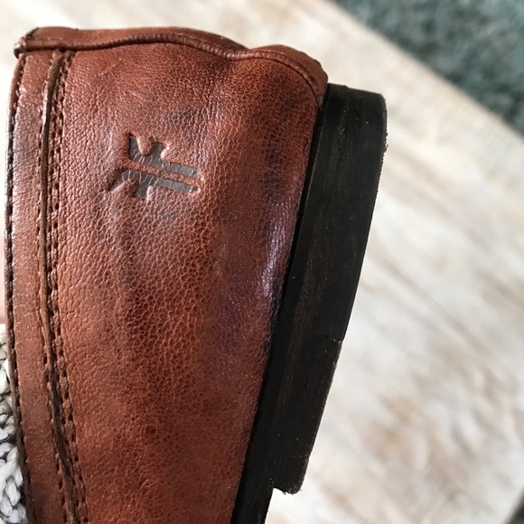 🍂Frye Carlson Ballet Flat/Cognac/sz 9 - Picture 6 of 6