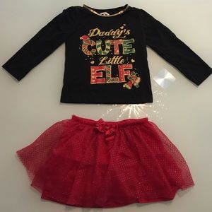 Cute Christmas Toddler Girl's Outfit