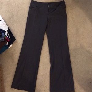 Charcoal gray dress slacks