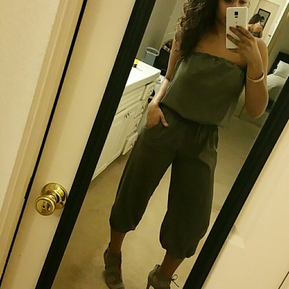 Pants - Olive green jumper