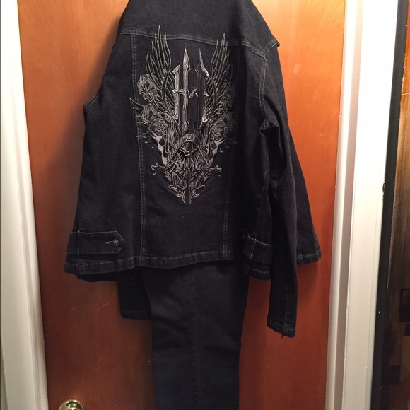 Harley-Davidson Other - Authentic HD black jean set