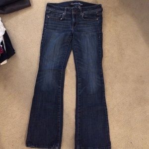 Medium wash bootcut jeans