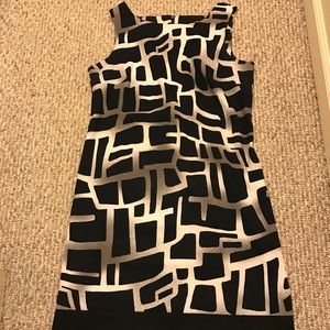 AB Studio patterned dress