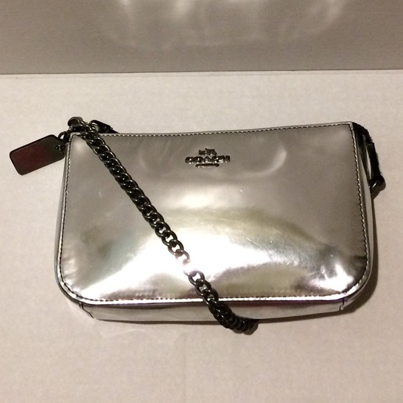 SOLD! Coach Mirrored Wristlet - Picture 2 of 3