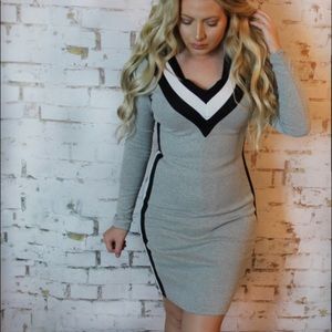 Gray Sweater Dress