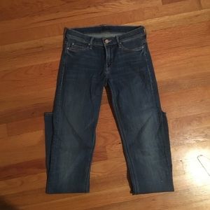 Mother "Medium Kitty" skinny leg with boot bottom.