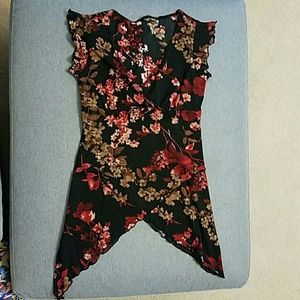 Black Floral Top (Offers Welcome)