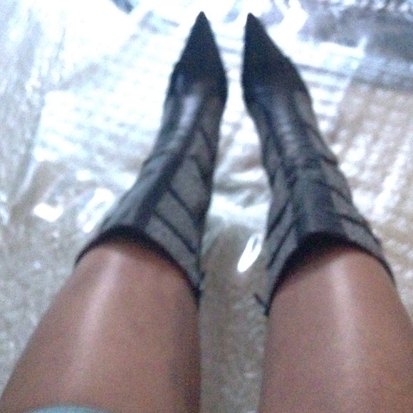 🎀CARLO ALBERTO🎀 cloth & leather boots - Picture 4 of 4